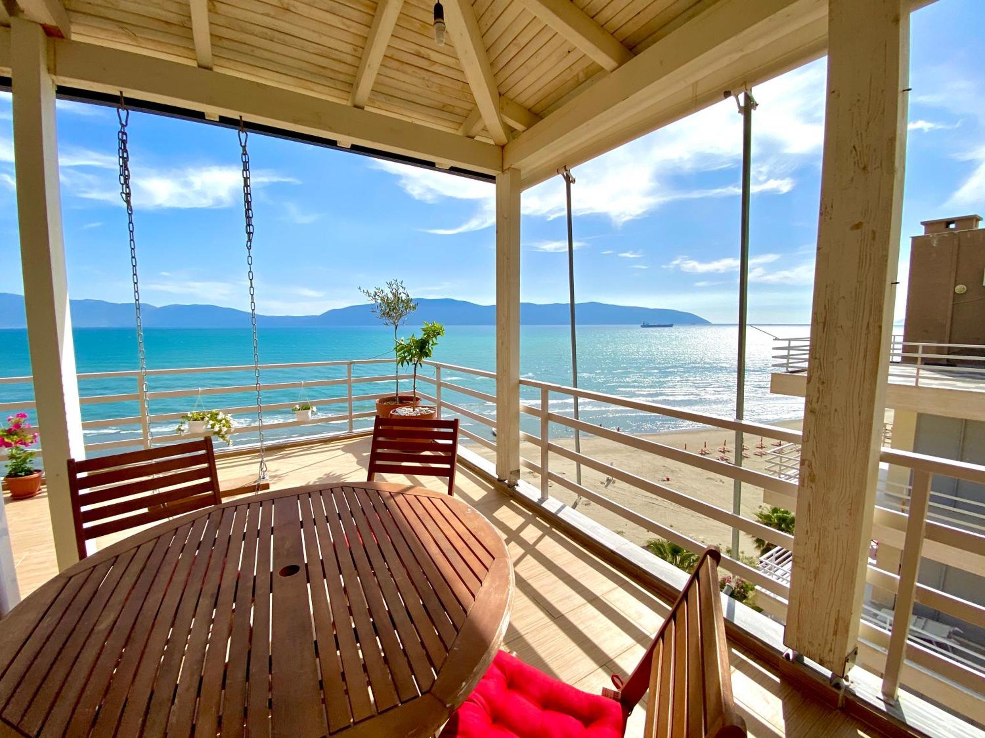 Eka Luxury Two-Bedroom Seaview Apartment Vlorë Eksteriør billede